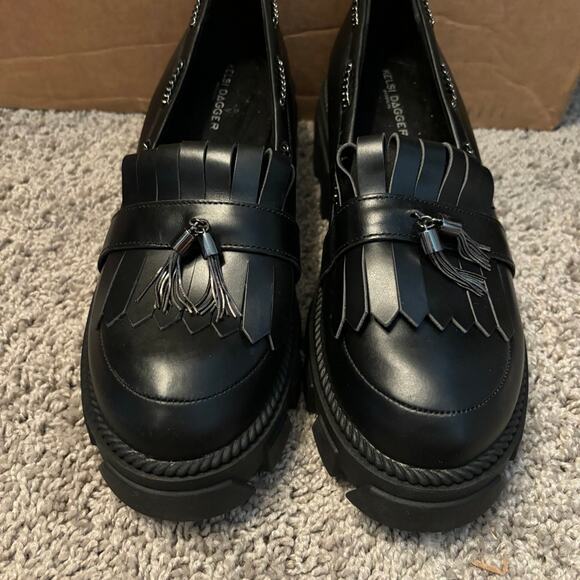 Kelsi Dagger Lug Sole Burke Loafer 8.5 $175 - Picture 6 of 10